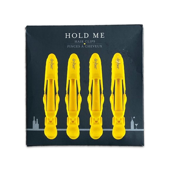 Drybar Accessories - DryBar - NIB Hold Me, Yellow, Hair Clips, Set of 4
